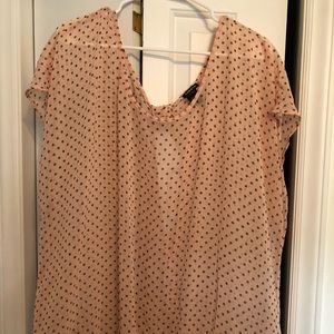 Torrid polka dot blouse sz 3